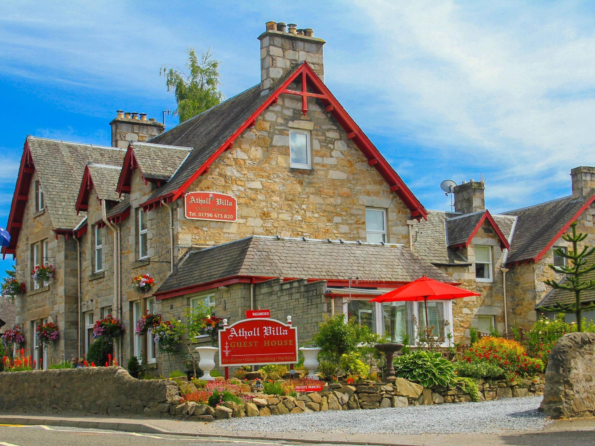 Atholl Villa Guest House Pitlochry Zewnętrze zdjęcie